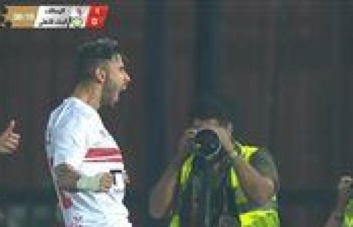 الدوري المصري الممتاز: ناصر ماهر يسجل الهدف الأول لنادي الزمالك في مرمى البنك الأهلي في الدقيقة 37