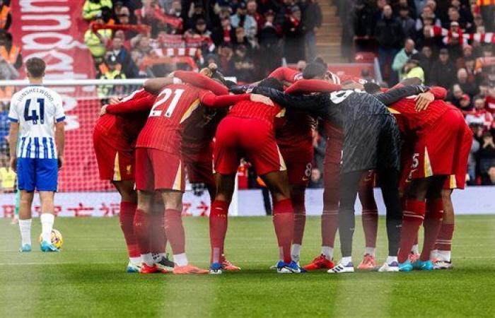 بمشاركة محمد صلاح.. ليفربول يتأخر أمام برايتون في الشوط الأول