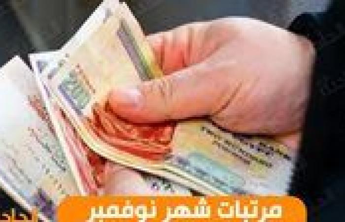 مرتبات شهر نوفمبر.. اعرف موعدها وأماكن الصرف