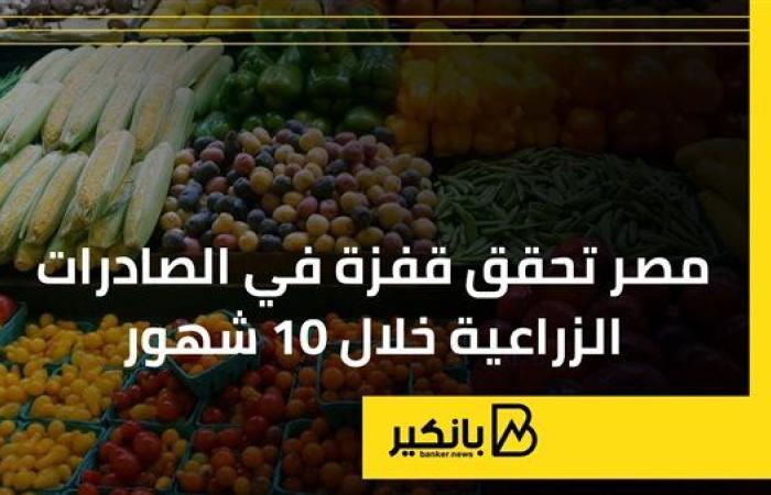 مصر تحقق قفزة في الصادرات الزراعية خلال 10 شهور