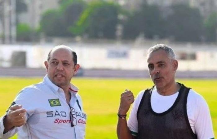 أحمد سليمان يعقد جلسة مع جوميز في مران الزمالك بـ ليبيا