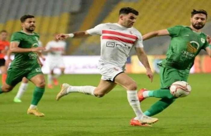 التعادل السلبى يسيطر على أول 30 دقيقة بين الزمالك والمصرى وخروج شيكابالا