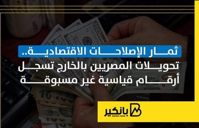 ثمار الإصلاحات الاقتصادية.. تحويلات المصريين بالخارج تسجل أرقام قياسية غير مسبوقة