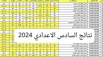 الاستعلام عن نتائج السادس الإعدادي 2024 دور أول بالعراق عبر منصة النجاح وزارة التربية العراقية