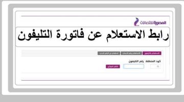 خطوات بسيطة.. الاستعلام عن فاتورة التليفون الارضي 2024 باستخدام الكود ورقم الخط عبر المصرية للإتصالات