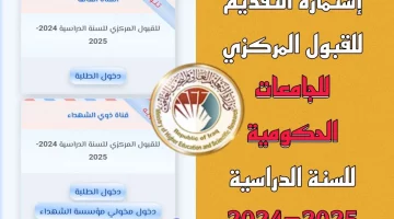 رابط مباشر .. للاستعلام عن نتائج القبول المركزي 2024 عبر وزارة التعليم العالي العراقية mohesr.gov.iq