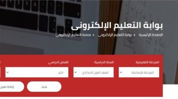 رابط موقع وزارة التربية والتعليم للتقييم الأسبوعي للصف الثاني الإعدادي 2024