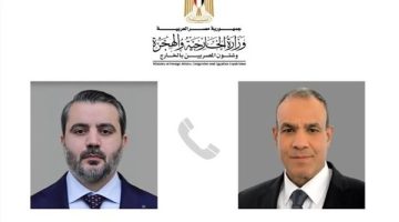 وزير الخارجية يتلقى الاتصال الأول من نظيره بالحكومة الانتقالية الجديدة في سوريا