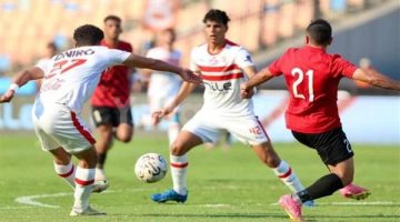 انتهاء الشوط الأول بتقدم الزمالك هدقين مقابل هدف لطلائع الجيش