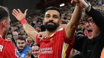 محمد صلاح يسجل الهدف الثالث لليفربول في شباك ليستر سيتي