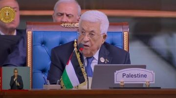 الرئيس الفلسطيني يعرب عن رفضه الشديد لدعوات الاستيلاء على قطاع غزة وتهجير الفلسطينيين