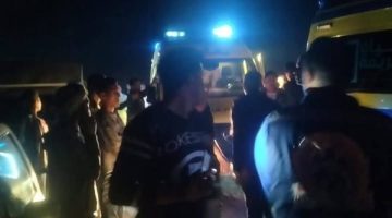 مصرع 6 أشخاص في حادث تصادم مروع بطريق الضبعة في البحيرة