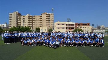 متطوعو وزارة الرياضة يطلقون “مستقبلنا 12” بمركز شباب الساحة بمطروح