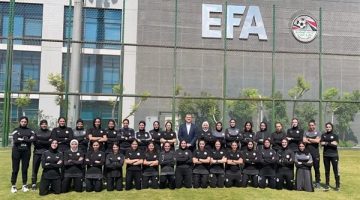 اختبارات فيديو ومحاضرات تثقيفية فى معسكر اليوم الواحد لمحكمات الكرة النسائية