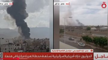 غارات إسرائيلية عنيفة استهدفت مواقع بمدنية صنعاء استمرت 40 دقيقة