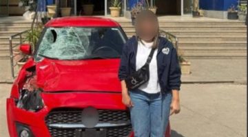ضبط قائدة سيارة تسببت في وفاة شخص بعد اصطدامها به وهروبه