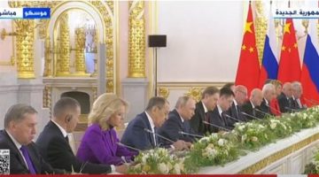 قمة روسية صينية في موسكو بين الرئيس السيسي ونظيره الصيني