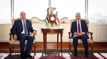 وزير‎ الخارجية يستقبل نائب رئيس اللجنة التنفيذية لمنظمة التحرير الفلسطينية