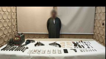 ضبط شخص لإدارته ورشة لتصنيع الأسلحة النارية غير المرخصة بالقاهرة