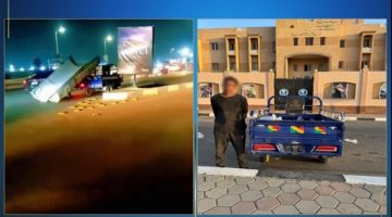 القبض على المتهم بمحاولة سرقة أجزاء حديدية من لافتات الطرق بالقليوبية