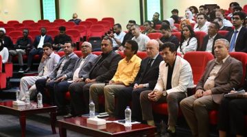 وزير الرياضة يشهد أولي جلسات منحة ناصر للقيادة الدولية في نسختها الخامسة