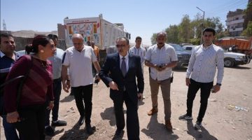 استبدال خط طرد الصرف الصحي المتكرر الأعطال بمحطة البركة