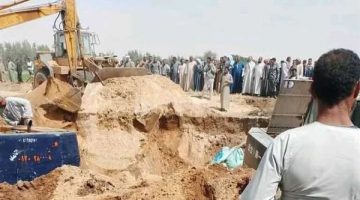انهيار بئر على 7 أشخاص والحماية المدنية تنجح في استخراج 6