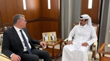 تسريع البدء في تنفيذ المشروعات.. جلسة مباحثات موسعة بين وزير البترول ونظيره القطري