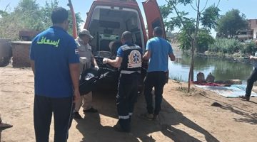 العثور على جثة شاب مجهول الهوية غارقا ببحر بالمنوفية