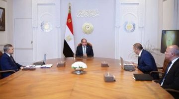 الرئيس السيسي يطلع على تطورات حركة الملاحة بقناة السويس
