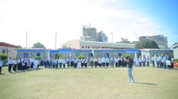 جامعة مدينة السادات تشارك في الملتقى الختامي لجوالة الجامعات المصرية بأبي قير