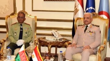 وزير الدفاع والإنتاج الحربى يلتقى نظيره بدولة مدغشقر