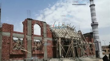 مصرع وإصابة 7 أشخاص في انهيار سقف مسجد تحت الإنشاء ببني سويف