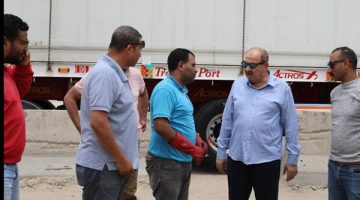 رئيس صرف صحي الإسكندرية يتفقد محطات رفع غرب المدينة