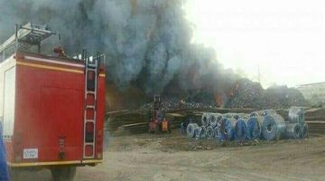 عاجل.. مصرع وإصابة 6 أشخاص في حريق هائل بمخزن خردة بالدقهلية
