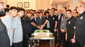 وزير والرياضة يؤازر منتخب الشباب قبل مواجهة المغرب في نصف نهائي أمم إفريقيا
