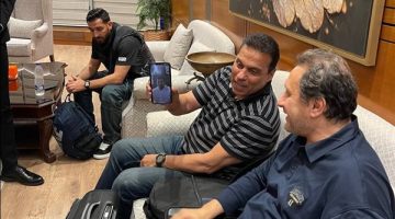 حسام البدري يعود من ليبيا برفقة وفد رياضي ويشكر وزير الرياضة على متابعته المستمرة