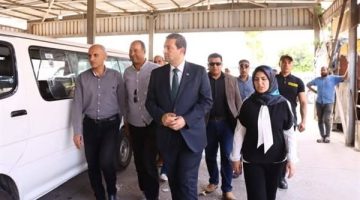 محافظ دمياط يوجه برفع المخلفات بطريق ترعة البلامون بالسنانية