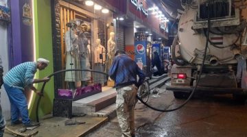 محافظ كفر الشيخ يأمر بإصلاح بلوعات الصرف الصحى بمدينة دسوق