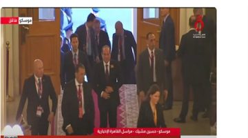 الرئيس السيسي يصل إلى “الكرملين” بموسكو لحضور عشاء للقادة المشاركين باحتفالات عيد النصر
