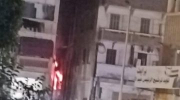 حريق مفاجئ داخل منزل مهجور ببورسعيد
