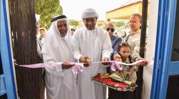وفد مؤسسة زايد العليا لأصحاب الهمم يفتتح مركز التخاطب وتنمية المهارات بالاسماعيلية