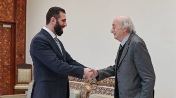 كواليس لقاء الرئيس السوري أحمد الشرع مع وليد جنبلاط