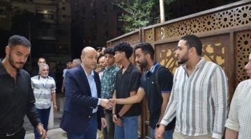 أهل الفن والإعلام يقدمون واجب العزاء في حماة المنتج محمد السبكي