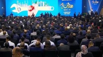 بحضور الرئيس السيسي.. بدء احتفالية عيد العمال 2025 بالسويس بآيات من القرأن الكريم