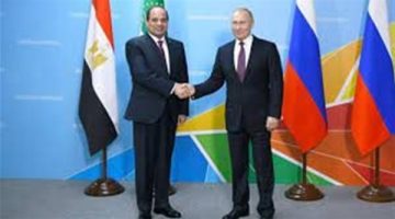الرئيسان السيسي وبوتين يتناولان مستجدات الأوضاع في سوريا وليبيا والسودان
