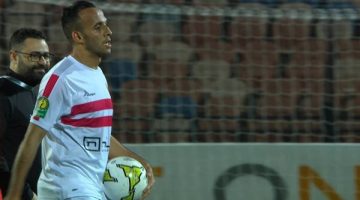 الزمالك يتقدم بهدف ناصر منسي ضد البنك الأهلي في الشوط الأول