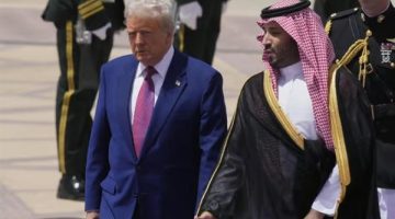 ولي العهد السعودي يستقبل الوفد الأمريكي في قصر اليمامة