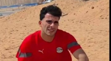 زيزو يواصل تحديه للزمالك بتدريبات فردية على الرمال