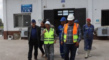رئيس صرف صحي الإسكندرية يتفقد محطتي العجمي والكيلو 21
